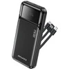 Nešiojamoji baterija Awei PA-91 10000mAh 22.5W PD 2xUSB-C + laidas juodas