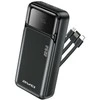 Nešiojamoji baterija Awei PA-93 20000mAh 22.5W PD 2xUSB-C + laidas juodas