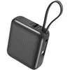 PowerBank Energea Integra Mini 35 10000mAh kabelis USB-C PD35W pilkos spalvos