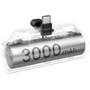 Powerbank USAMS PB79 Mini Tail Plug Portable 3000mAh USB-C sidabrinė