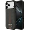 Red Bull Raudona Bull Original dėklas Raudonas BULL Kevlar Powerbar MagSafe skirtas Apple iPhone 17 Pro Max juodos spalvos