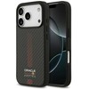 Red Bull Raudona Bull Original dėklas Raudonas BULL Kevlar Powerbar MagSafe skirtas Apple iPhone 17 Pro juodos spalvos