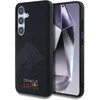 Dėklas Red Bull Raudona Bull Raudonas BULL futerał do Samsung Galaxy S25 RBHMS25S24PUBUFV (Magnetic Meshed PU W/ Debossed Bull) mėlynos spalvos
