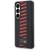 Red Bull Raudona Bull Raudona Bull PU Leather Meshed Powerbar Magnetic dėklas skirtas Samsung Galaxy S26+ mėlynos spalvos