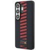 Red Bull Raudona Bull Raudona Bull PU Leather Meshed Powerbar Magnetic dėklas skirtas Samsung Galaxy S26 Ultra mėlynos spalvos
