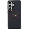 Red Bull Raudona Bull Raudona Bull PU Leather Meshed Raudona Ring Magnetic dėklas skirtas Samsung Galaxy S26 Ultra Navy
