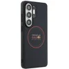 Red Bull Raudona Bull Raudona Bull PU Leather Meshed Raudona Ring Magnetic dėklas skirtas Samsung Galaxy S26 Ultra Navy