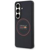 Red Bull Raudona Bull Raudona Bull PU Leather Meshed Raudona Ring Magnetic dėklas skirtas Samsung Galaxy S26 Navy