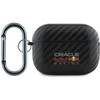 Dėklas Red Bull Raudona Bull Raudona Bull PU Carbon Logo AirPods Pro 2 juodos spalvos
