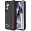 Red Bull Raudona Bull Raudona Bull Carbon Powerbar MagSafe Apple iPhone Samsung Galaxy S25 Plus dėklas telefonui juodos spalvos