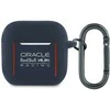 Dėklas Red Bull Raudona Bull Raudona Bull Silicone Logo & Lines AirPods 4 mėlynos spalvos