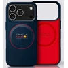 Red Bull Raudona Bull Raudona Bull Silicone Raudona Ring MagSafe dėklas skirtas Apple iPhone 17 Pro Max Navy mėlynos spalvos