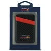 Red Bull Raudona Bull Raudona Bull anglies pluošto „MagSafe“ piniginė, juoda