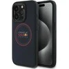 Red Bull Raudona Bull Raudona Bull PU Leather Raudona Ring MagSafe dėklas jūsų Apple iPhone 15 Pro Max mėlynos spalvos