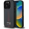 Red Bull Raudona Bull Raudona Bull Carbon Powerbar MagSafe dėklas jūsų Apple iPhone 16 Pro juodos spalvos