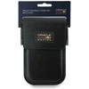 Red Bull Raudona Bull Raudona Bull PU Carbon krepšys telefonui juodos spalvos