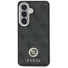 Cg Mobile Sas Rinkinys Dėklas + Smycz Guess 4G Big Rhinestone Triangle Strap MagSafe do Samsung Galaxy S26 juoda