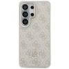 Cg Mobile Sas Rinkinys Dėklas + Smycz Guess 4G Big Rhinestone Triangle Strap MagSafe do Samsung Galaxy S26 Ultra rožinė