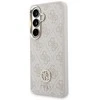 Cg Mobile Sas Rinkinys Dėklas + Smycz Guess 4G Big Rhinestone Triangle Strap MagSafe do Samsung Galaxy S26 rožinė