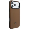 Dėklas Rinkinys etui + portfel Mercedes Grilis Pattern Leather MagSafe do iPhone 18 Pro Max / 17 Pro Max camel