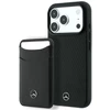 Dėklas Rinkinys etui + portfel Mercedes Grilis Pattern Leather MagSafe do iPhone 18 Pro / 17 Pro juoda