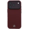 Dėklas Rinkinys etui + portfel Mercedes Grilis Pattern Leather MagSafe do iPhone 18 Pro / 17 Pro bordo spalvos