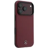 Dėklas Rinkinys etui + portfel Mercedes Grilis Pattern Leather MagSafe do iPhone 18 Pro / 17 Pro bordo spalvos
