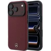 Dėklas Rinkinys etui + portfel Mercedes Grilis Pattern Leather MagSafe do iPhone 18 Pro Max / 17 Pro Max bordo spalvos