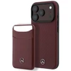Dėklas Rinkinys etui + portfel Mercedes Grilis Pattern Leather MagSafe do iPhone 18 Pro Max / 17 Pro Max bordo spalvos