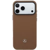 Dėklas Rinkinys etui + portfel Mercedes Grilis Pattern Leather MagSafe do iPhone 18 Pro Max / 17 Pro Max camel