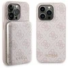 Apple iPhone 14 PRO Guess dėklas + Powerbank MagSafe 4G Metal Logo 5000mAh (GUBPM5P14L4GEMGP) rožinės spalvos