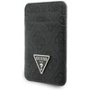 Guess wallet + hand strap set Guess triangle MagSafe juodos spalvos