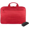 Rinkinys torba Tucano Borsa Idea na laptopa 15.6" + myszka raudona