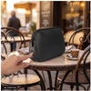 Saszetka su zamkiem na odcisk palca 4smarts Tech-Clutch Secure juoda