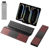 Składana klaviatūra su touchpadem SODI ZO1T Tri-Fold Bluetooth raudona