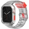 Skinarma apyrankė+Dėklas Saido 2in1 Apple Watch 45/44mm skaidrus
