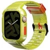 Skinarma apyrankė+Dėklas Saido 2in1 Apple Watch 45/44mm geltonos spalvos neon