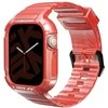 Skinarma apyrankė+Dėklas Saido 2in1 Apple Watch 45/44mm red