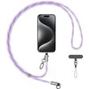 Virvelė telefonui su įkrovimo kabeliu Usams SJ746 30W USB-C į Lightning 1.2m violetinės spalvos