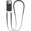 Telefono virvelė Usams ZB360 1,08–2,08 m, juoda