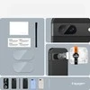 „Spigen Optik.TR EZ Fit“ fotoaparato objektyvo apsauga 2 vnt. – apsauginis stiklas, skirtas „Google Pixel 8A“ (2 vnt.) (Juodas)