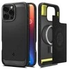 Dėklas Spigen Rugged Armor MagSafe do Apple iPhone 16 Pro Max – dėklas telefonui juodos spalvos