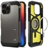 Spigen Tough Armor MagSafe su stoveliu Apple iPhone 16 Pro Max – dėklas telefonui juodos spalvos