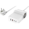 Listwa zasilająca 4smarts 6 in 1 USB-C/A listwa zasilająca Desk GaN 65W