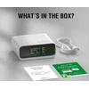 Įkrovimo stotelė 4smarts stalo įkroviklis GaN ekranas 100W 3xUSB-C + 2xUSB-A balta