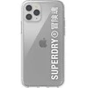 Dėklas SUPERDRY SNAP CASE CLEAR IPHONE 11 PRO MAX TRANSPARENT / Baltas