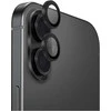 UNIQ Optix Aluminum Camera Lens Protector skirta Apple iPhone 17 su aplikatoriumi, juodos spalvos