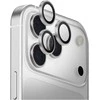 UNIQ Optix aliuminio kameros objektyvo apsauga Apple iPhone 17 Pro / Apple iPhone 17 Pro Max su aplikatoriumi, sidabrinė