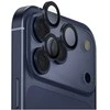 UNIQ Optix aliuminio kameros objektyvo apsauga Apple iPhone 17 Pro / Apple iPhone 17 Pro Max su aplikatoriumi, tamsiai mėlyna