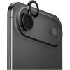 UNIQ Optix Aluminum kameros apsauga skirtas Apple iPhone Air su aplikatoriumi, juodos spalvos